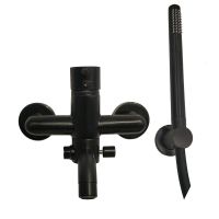 Смеситель для ванны Paini Cox, черный матовый PVD 78PZ100 Смеситель для ванны Paini Cox, черный матовый PVD 78PZ100